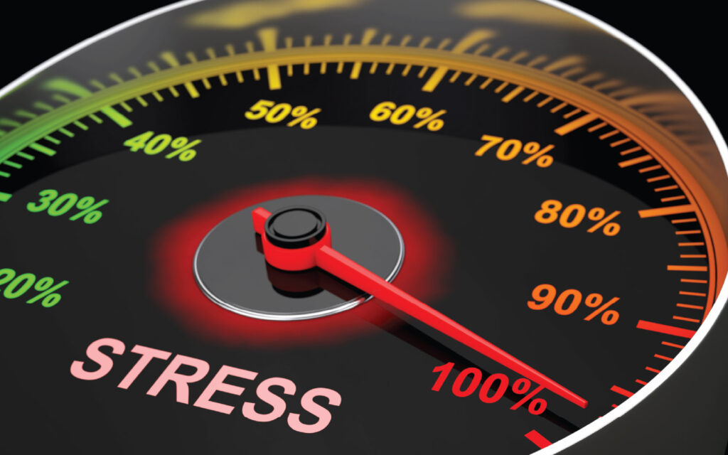 Speedometer as stress level meter